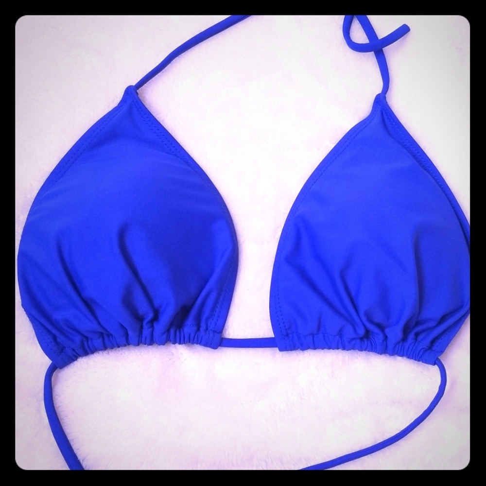 Royal Blue Bikini Top (price is firm)